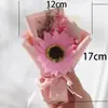 Mini Ramilletes Tejidos a Mano, Regalos Creativos de Cumpleaños, Flores de Lana, Decoraciones de Flores Eternas