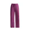 Pantalones de yoga de pierna ancha con cordón para mujer, fluidos, hasta el suelo, pantalones casuales holgados, para figura de pera, adelgazantes, para deportes y fitness, pantalones largos ligeros para verano