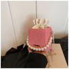 Moda Fresca Dulce Personalidad Bolso de Cadena con Perlas para Mujer 2024 Otoño Popular Nicho Bolso de Hombro Bolso Cruzado Bolsos