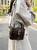 Moda de Nicho Transfronteriza Bolso Exquisito 2024 Nuevo Vintage Versátil de Alta Gama Cruzado al Hombro Bolso Cuadrado Pequeño