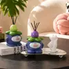 Adorno de aromaterapia de monstruo morado para mesa de entrada de sala de estar, decoración difusora para ambiente del hogar, decoración de fragancia personalizada