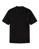 Camiseta de Manga Curta Estilo Casal Masculina Verão Retro Americano Solta Casual Design Plissado com Rebites Camiseta Estilo Funcional