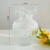 Vaso de vidro luminoso criativo simples estilo nórdico, lindo, luz, luxo, hidropônico, cultura de água, utensílios, decoração de sala de estar