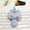 Pingente de pelúcia fofo nova boneca de desenho animado gato cauda longa chaveiro bolsa de estudante presente pingente atacado