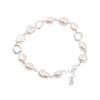 Versão coreana de design de nicho personalidade de ponta pulseira de pérolas feminina estilo ins luz de luxo pulseira requintada 2022 Novo