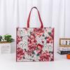 Bolsa não tecida de RPET cor personalizada filme prensagem a quente bolsa tridimensional bolsa de compras embalagem de roupas bolsa de mão personalizada