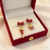 Novos Brincos de Pônei com Pérolas Incrustadas de Diamante Estilo Chinês Retro, Brincos Estilosos e Versáteis com um Toque de Luxo Leve e de Alta Qualidade