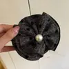 Tecido de Bolinhas Coreano Presilha Banana de Alta Qualidade para Mulheres, Novo Estilo, Versátil, Pequena Fragrância, Cabelo Meio Preso, Acessório de Cabelo Presilha de Rabo de Cavalo
