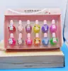 Traje de esmalte de uñas de dibujos animados esmalte de uñas para despegar niña cinco venenos insípido guardería compartir esmalte de uñas al por mayor
