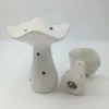 Adornos de Hongo de Cerámica Blanca Más Vendidos para Comercio Exterior, Disponibles en Varios Tamaños, Huecos y Translúcidos, Decoraciones Creativas Multifuncionales para el Hogar