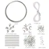 Kit de Materiales para Pulsera de Cristal DIY: Línea de Pesca Transparente Multiespecificación, Alambre de Hierro, Tijeras, Broche de Langosta, Línea de Posicionamiento