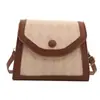 Bolso de teléfono móvil de gamuza con rombos empalmados 2024 popular este año verano nueva textura simple bandolera cuadrado pequeño para mujer