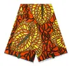 Tela Super Cera Naranja Suave Tela de Cera Africana