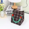 Nuevo Bolso de Mano Tejido Estilo Transfronterizo Japonés y Coreano, Bolso Tote Portátil de Gran Capacidad para Viajar al Trabajo y Llevar Artículos Varios