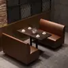 Café Restaurante Ocidental Loja de Chá com Leite Sofá de Canto Montado na Parede Bar Musical Restaurante de Hot Pot Loja de Sobremesas Combinação de Mesa e Cadeira