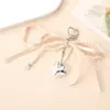 Nuevo Colgante Creativo de Cadena Colgante con Lazo de Perlas para Bolso, Funda de Teléfono, Llavero, Adorno, Exquisito Accesorio de Regalo Pequeño