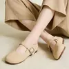 Populares Zapatos Mary Jane Estilo Hada para Mujer 2026 Otoño Nuevos Suela Suave Estilo Bosque Artístico Punta Redonda Planos Bajos para Mujer
