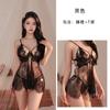 2025 Nuevo Pijama Sexy sin Espalda de Encaje Ropa Interior Sexy Traje Sexy Uniforme Transparente Tentación Apasionada Caliente al Mayoreo