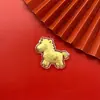 Insignia Logo Hazte Rico Inmediatamente Caballo Sin Sello de Acero Colgante de Bolsa Colgante para Teléfono Móvil Venta Directa de Fábrica