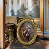 Decoración Sala de Estar Marco de Fotos Pintura Colgante Dormitorio Especial Mesita de Noche Entrada de Gama Alta Marco de Fotos Hecho a Mano Pintura Decorativa Francesa Sofá