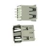Asiento madre USB de 180 grados directo de fábrica con rizado sin patas 14.2mm Asiento madre AF recto de doble capa vertical 8 pines