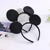 1 de junio Día del Niño Halloween Performance Mickey Minnie Orejas Negras Accesorios para el Cabello Diadema de Cabeza de Mickey Mouse Sombrerería Fábrica Venta al por Mayor