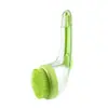 Escova de Banho para Cachorro com Dispensador de Sabão, Esfoliante de Silicone com Cabo Longo para Higiene de Cães e Gatos, Escova Massageadora com Shampoo Ergonômica para Banho, Remoção de Pelos e Limpeza Profunda, Ferramenta de Chuveiro para Pet Recarregável com Dispensador de Líquido para Raças de Pelos Curtos e Longos
