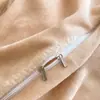 Juego de Ropa de Cama Personalizado de Lujo Ligero de Piel de Conejo, Terciopelo Burnout, Terciopelo de Leche, Juego de Cuatro Piezas para el Hogar, Juego de Cuatro Piezas Engrosado de Invierno con Más Terciopelo
