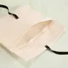 Nueva Bolsa de Empaque para Ropa Lina, Personalizada, con Tapa abatible a Prueba de Polvo, Bolsa para Guardar Bata de Seda, Bolsa de Tela tipo Sobre de Alta Calidad