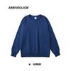 Sudadera Holgada para Hombre Ag300G Cuello Redondo Color Sólido Manga Larga Tejido de Doble Cara Estilo Casual Al Por Mayor en Stock con Diseño de Bloques de Color