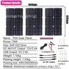 Panel solar 75W recargable USB exterior energía almacenamiento energía solar sistema traje inversor 4000W controlador