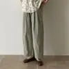 26 Verão Novo Estilo Japonês Casual Finos Largos Emagrecedores Calças de Papel para Mulheres, Petite Nove-Quartos Calças de Perna Larga