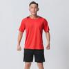 Traje de bádminton de manga corta de secado rápido verano para hombre y mujer absorbente de sudor camiseta deportiva traje de entrenamiento imprimible traje de entrenamiento al por mayor