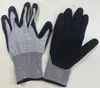 Guantes Sumergidos Recubiertos de PU Nivel 5 Resistentes al Corte Antipinchazos Antideslizantes Resistentes al Desgarro Guantes de Protección Laboral Guantes Protectores de Jardinería