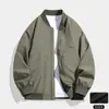 Jaqueta Três Provas 2026 Primavera Outono Moda Casual Tendência Versátil Jaqueta de Voo Impermeável Gola Baseball Tamanho Grande Roupa Exterior