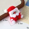 Accesorios para Juguetes de Peluche DIY de Dibujos Animados Adornos para Árbol de Navidad Reno Papá Noel Accesorios para el Cabello Llavero Suministros