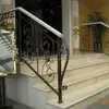 Corrimãos de Ferro Forjado para Escadas de Hotel Villa, Escadas de Ferro Forjado, Corrimãos de Cobre Imitação, Corrimãos de Ferro