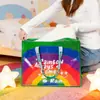 Bolsa de Almacenamiento para Colcha Tejida Bolsa de Almacenamiento de Dibujos Animados para Jardín de Infancia Gran Capacidad Bolsa de Equipaje para Mudanzas Bolsa Tejida Portátil Impermeable
