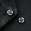 Pendientes de Clip Brillantes Mobius para Hombre de Alta Gama Combinables a la Moda con Diseño Personalizado Pendientes para Mujer de Piedra de Absorción de Hierro de Absorción Magnética Joyería Moderna