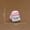 Almohada de Nube Linda Muñeco Cerdo Durmiendo Accesorios de Decoración DIY Casa de Muñecas Adornos de Escritorio Micro Paisaje
