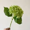 Flores Artificiales de Alta Gama con un Tacto Realista, Flores Artificiales de Hortensia para Decoraciones de Sala de Estar y Mesa de Comedor, Accesorios para Fotografía, Flores Artificiales de Hortensia
