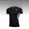 Roupa de Fitness de Alta Elasticidade para Homens, Impressa em Tela, Transfronteiriça, Sci-Fi, Justa, de Secagem Rápida, para Basquete, Corrida, Manga Longa e Curta, com Estampa