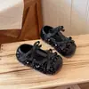 Zapatos de cuero estilo francés 2026 primavera y otoño nuevos versión coreana para niñas zapatos de princesa con lentejuelas poco profundas con suelas suaves y mocasines de moda