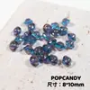 Vidrio Checo Importado Retro Dorado Gota de Agua Estrella Cuentas de Navidad Antiguas DIY Cadena de Teléfono Móvil Pendientes Collar Cuentas