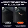 Luzes Neon para Carro a Energia Solar Olho de Diabo Frio Sem Fio Luz Ambiente LED com Ventosa Recarregável por USB Luz de Respiração Atmosférica
