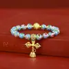 Pulsera de cloisonné gris fragante de Pekín, pulsera de esmalte cloisonné, pulsera bulliciosa de esmalte de color para pareja, novias, flores, regalo para hombres y mujeres