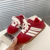 Zapatos Casuales de Moda Estilo Coreano 2025 Otoño e Invierno Nuevos para Estudiantes Hombres y Mujeres, Zapatos de Exterior de Suela Suave para Niños, Zapatos de Entrenamiento Moral