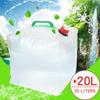 Chaleira Recipiente Portátil Saco de Água para Beber ao Ar Livre Saco de Água Dobrável Transparente ao Ar Livre Água Balde de 20L Saco de Armazenamento de Água