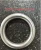 Pulseira de Aço Inoxidável Personalizada, Anel Redondo Vazado Retrô Liso de Alta Qualidade, Pulseira Feminina, Pulseira, Joias de Aço Titânio