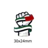 Insígnia de metal com bandeira dos Emirados Árabes Unidos transfronteiriça acessórios de vestuário presentes adesivos para celular fabricantes de origem atacado personalização